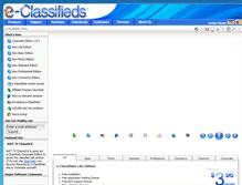 Tablet Screenshot of e-classifieds.net